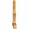 Ekena Millwork Davenport Rough Sawn Timber Gable Bracket, Western Red Cedar, 72"W x 42"H x 4"D x 4"F, 14/12 Pitch GBW072X42X0404DAV00RWR - alternate 2